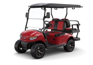 Red Madjax E4 Series LIthium Non Lifted Golf Cart